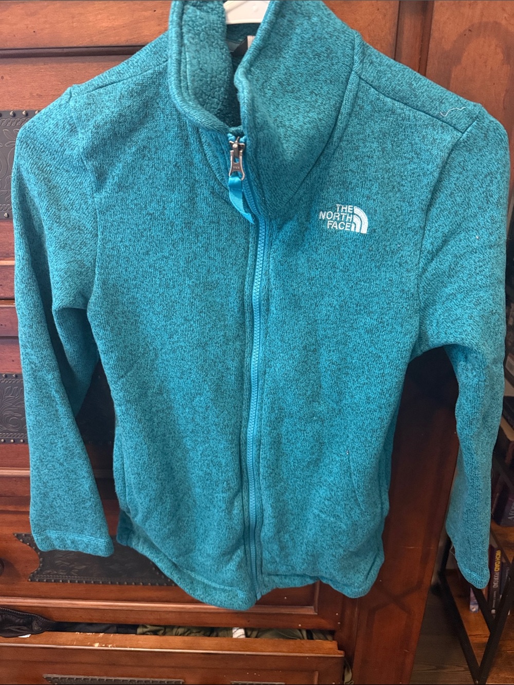 The North Face Kids Teal Full-Zip Fleece Jacket